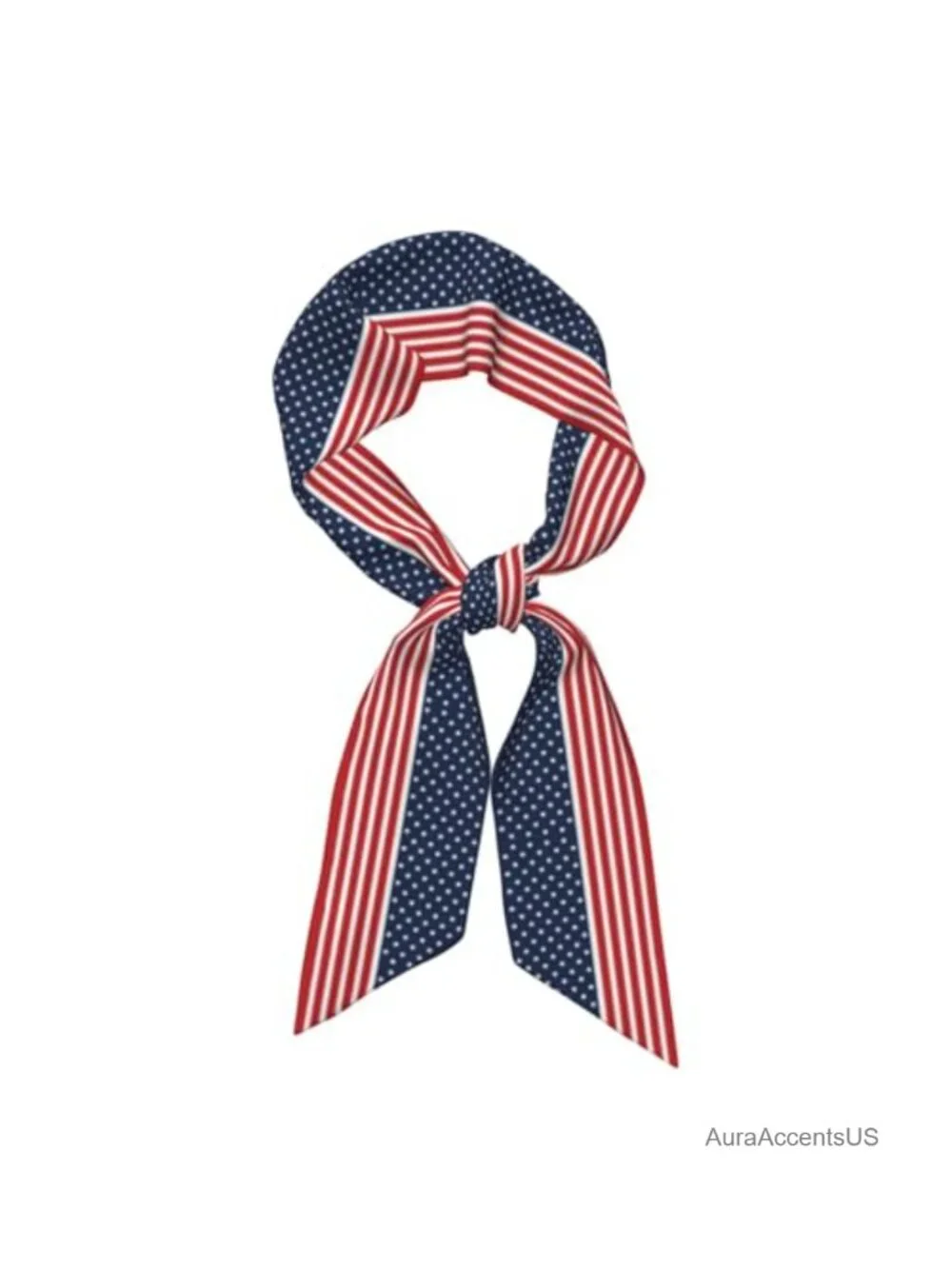 Long Thin Satin Scarf for Handbag Wrap Neck Hair Headwear, Lightweight Polyester